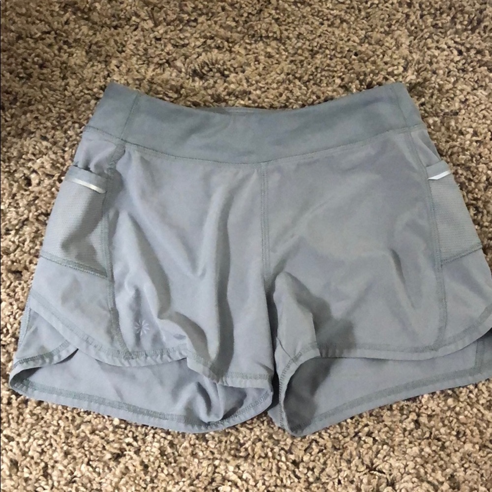 Athleta girl gray shorts